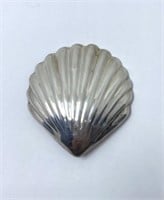MEXICO 925 SILVER CLAM SHELL BROOCH