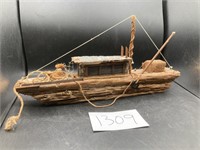Wooden Carved Boat