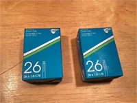Two new bicycle inner tubes 26 inches