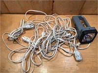 Small extension cords and light