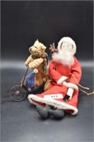 Vintage Santa And Bear