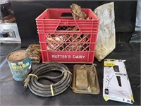 Crate of Garage Items