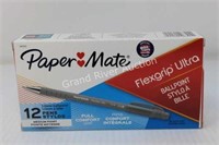 12-Pack Pens Black Paper Mate