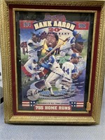 Hank Aaron Framed/Matted Poster 24" x 31"