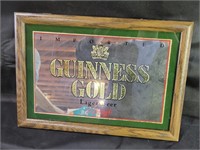Guinness Gold Bar Mirror Decor
