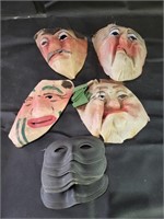 VTG Painted Cloth Masks & More