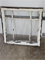 Farmhouse Decorative 6 Pane Window Ready To hang