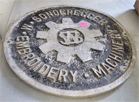 Sonderegger Embroidery Plaque