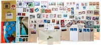 Group Of Approx. 30 Stamp Cover Envelopes, Mixed.