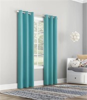*Blackout Grommet Curtain Panel- Surf Blue