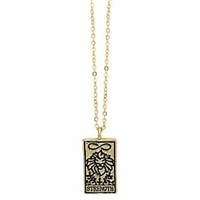 ZAD Major Arcana Gold Strength Tarot Necklace