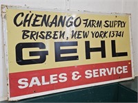 GEHL Chenango Farm Supply Farm Sign