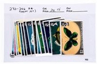 Solomon Islands Stamps # 232-246 Short Set Butterf