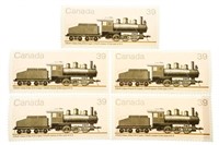 Lot 5 Canada Postage Stamps x 39 Cents Each, Scott