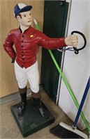 Cement Lawn Jockey