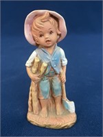 Vintage Arcadia Bisque Boy Figurines C-6777 6”