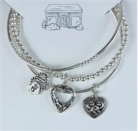 *Heart Charmed Bracelet
