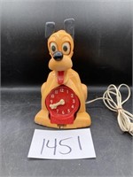 Vintage Pluto Clock USA (damage)