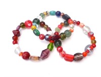 *Multicolor Beaded Bracelet Pack of 3