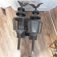 1890s stage coach lights with eagle on top