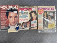 3-Elvis Presley Photo Play Tribute Magazines