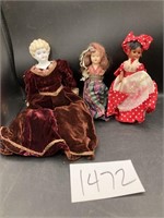 Porcelain soft Body and Two Mini Dolls