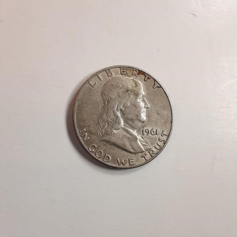 1961 US 50 cent piece