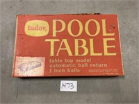 Tudor Pool Table-Table top