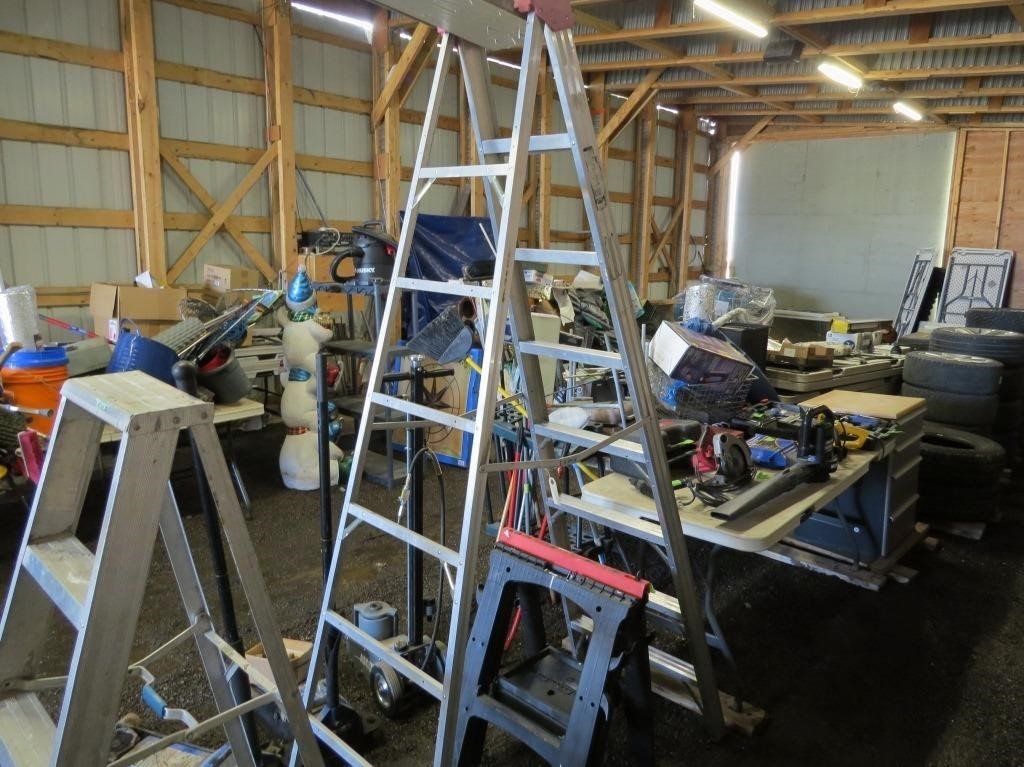 8ft Aluminum Folding Ladder
