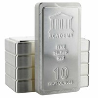 10 oz Academy Stacker Silver Bar (May have wear or