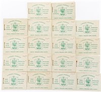 Lot - 18 Canada Booklets (BKLT.#296)  of 24 x One
