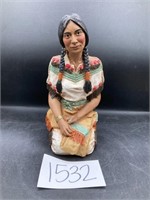 Universal Statuary 1985 #424 Native Am. Woman