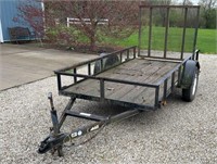 2007-Single Axle Utility Trailer - Deck is 60”x10'