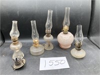 Small Vintage Oil Lamps