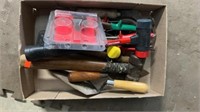 Lot of Hammers, Mallet, Cutters, and Scrapers