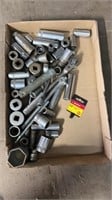 Lot of Assorted Sockets and Socket Wrenches