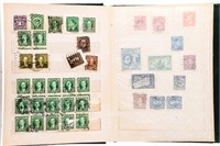 Canada/USA Stamp Collection Green Book