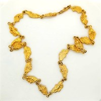 Alaskan gold nugget necklace, each nugget is 10kt