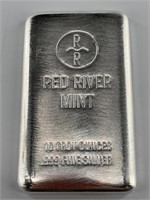 10 Troy oz fine silver bar from Red River Mint