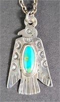 Aztec Navajo Thunderbird Necklace & Pendant