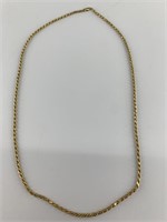 Heavy 14kt gold chain 31.6 grams total weight, abo