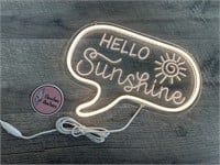 New LED Hello Sunshine sign