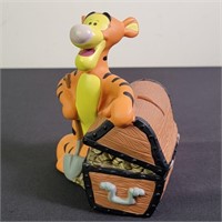 Walt Disney Tigger w/ Treasure Chest Bank