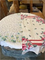2 Vintage Tablecloths