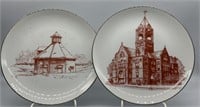 LaPorte 150th Birthday Plates Courthouse Barn (2)