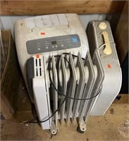 Small Heater and 1- Box Fan (Not Tested)