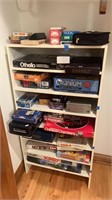 Lot of Misc. Board and Card Games (Shelf not