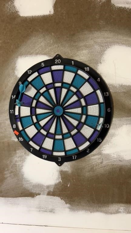 Dart Board and 2- Vehicle Posters