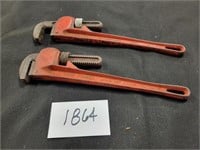 Fuller 18" Pipe Wrenches Qty 2