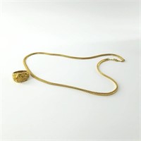 Lot with large chain labeled 14kt gold over dental